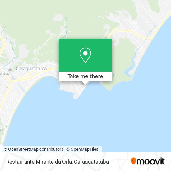 Mapa Restaurante Mirante da Orla