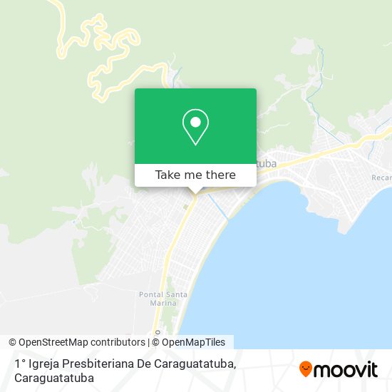 1° Igreja Presbiteriana De Caraguatatuba map