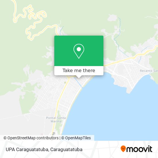 UPA Caraguatatuba map