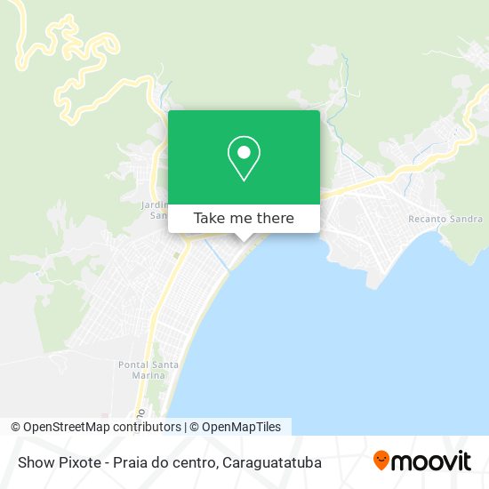 Show Pixote - Praia do centro map