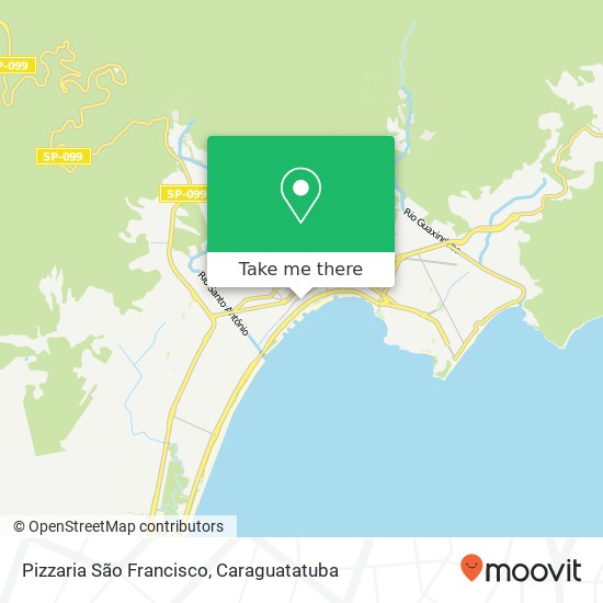 Mapa Pizzaria São Francisco