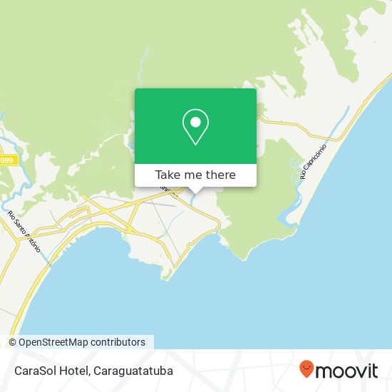 CaraSol Hotel map