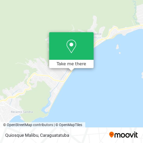 Mapa Quiosque Malibu