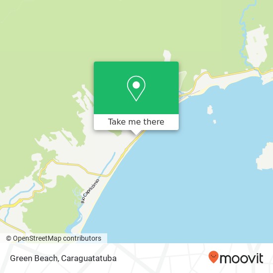 Green Beach map