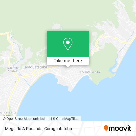 Mega Ra A Pousada map