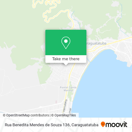 Rua Benedita Mendes de Souza 136 map