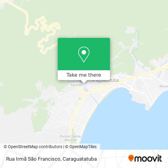 Mapa Rua Irmã São Francisco