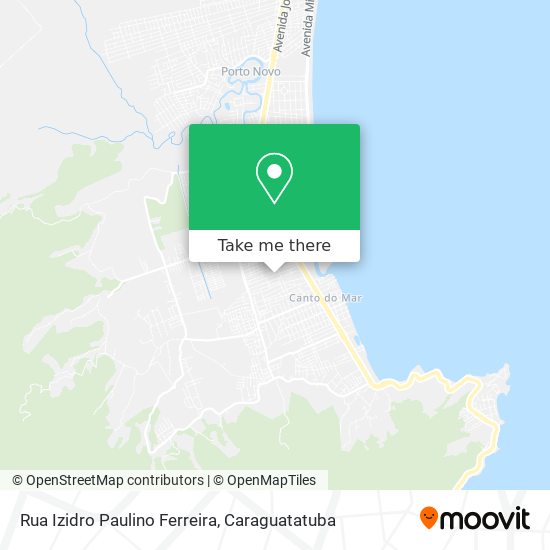 Mapa Rua Izidro Paulino Ferreira