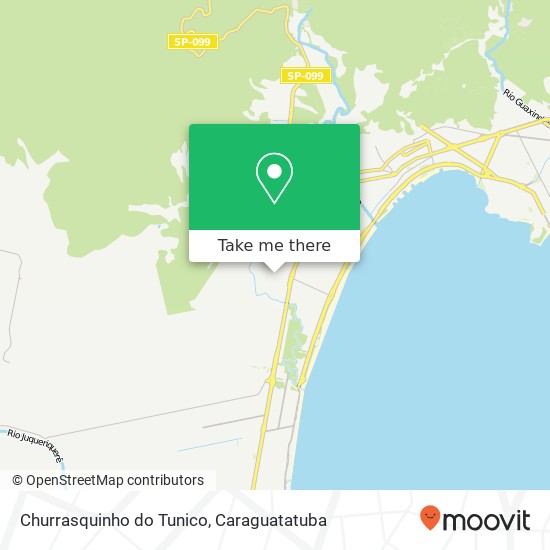 Mapa Churrasquinho do Tunico