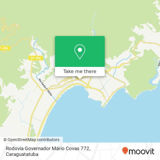 Mapa Rodovia Governador Mário Covas 772