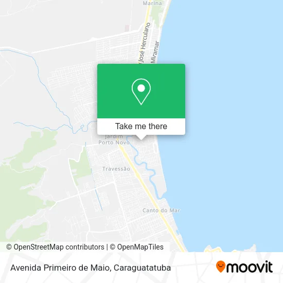 Avenida Primeiro de Maio map