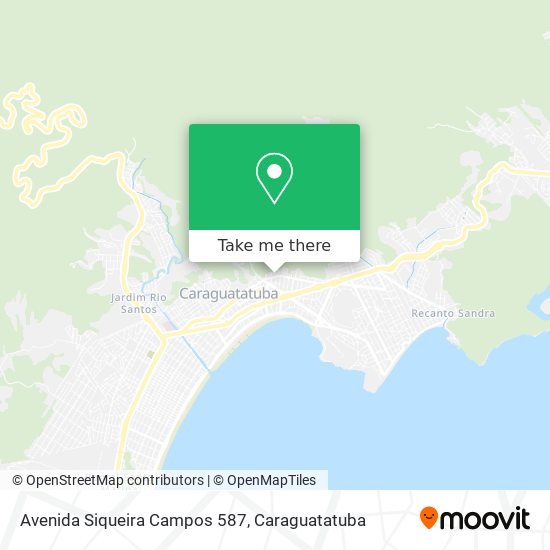 Mapa Avenida Siqueira Campos 587