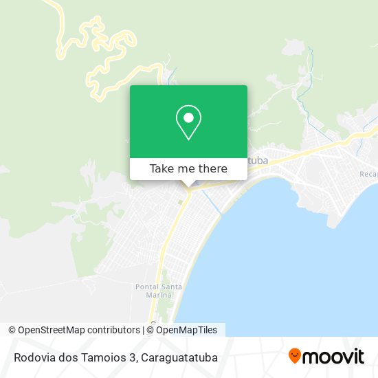 Rodovia dos Tamoios 3 map