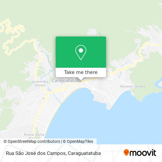 Mapa Rua São José dos Campos