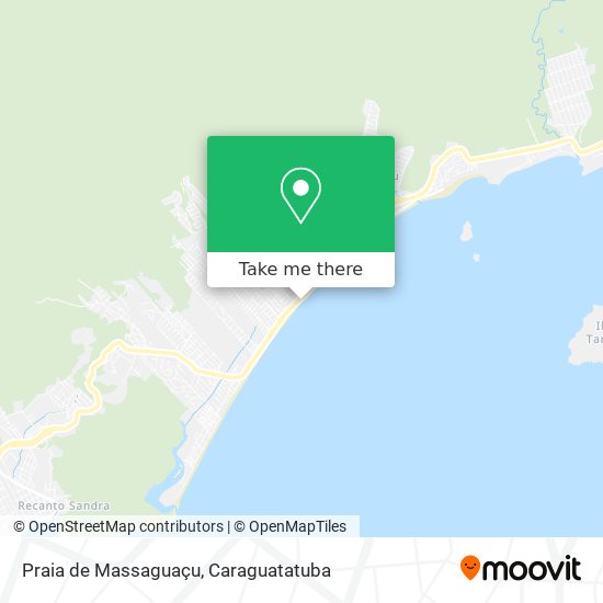 Praia de Massaguaçu map