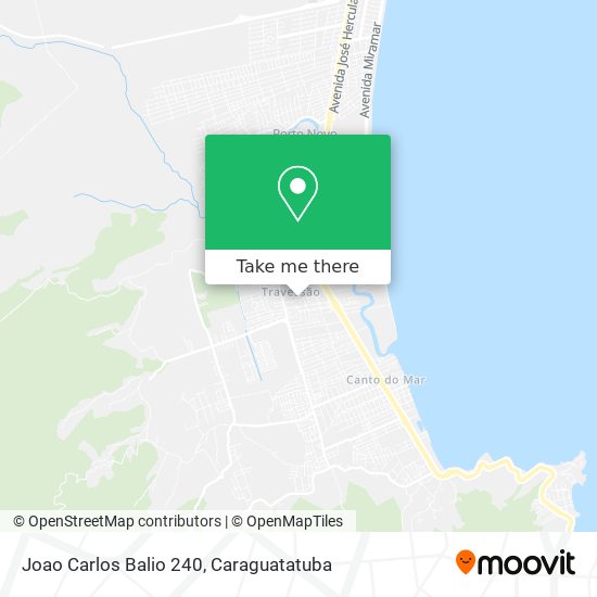 Joao Carlos Balio 240 map