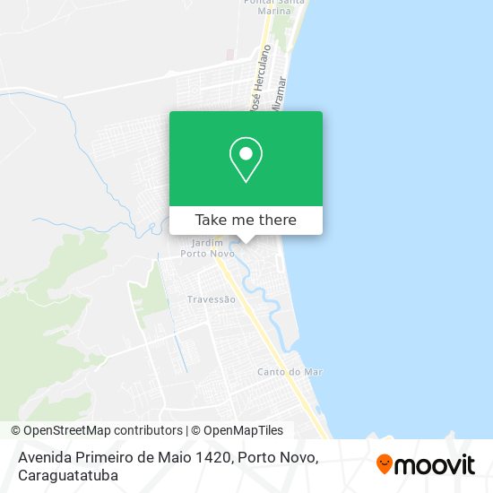 Mapa Avenida Primeiro de Maio 1420, Porto Novo