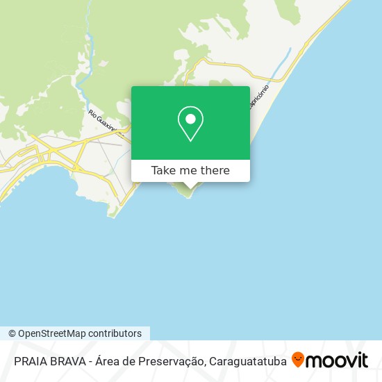 PRAIA BRAVA - Área de Preservação map