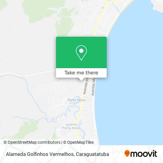 Alameda Golfinhos Vermelhos map