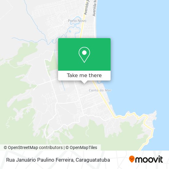 Mapa Rua Januário Paulino Ferreira