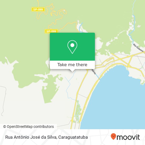 Mapa Rua Antônio José da Silva