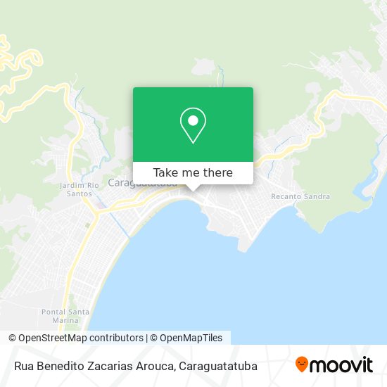 Mapa Rua Benedito Zacarias Arouca