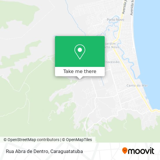 Rua Abra de Dentro map