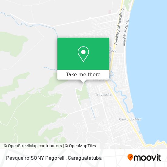 Pesqueiro SONY Pegorelli map