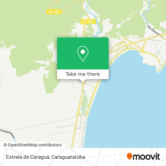 Estrela de Caraguá map