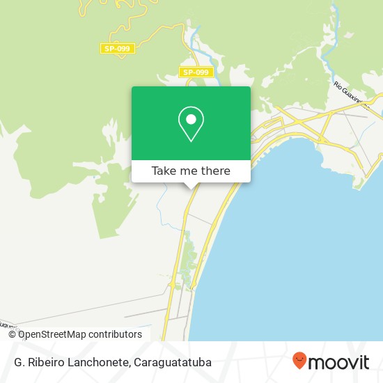 Mapa G. Ribeiro Lanchonete, Avenida Rio Grande do Norte, 847 Jardim Progresso Caraguatatuba-SP 11665-311