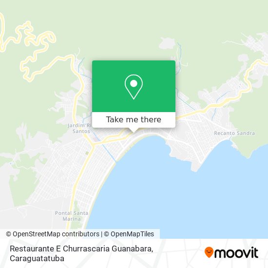 Mapa Restaurante E Churrascaria Guanabara