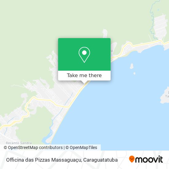 Mapa Officina das Pizzas Massaguaçu