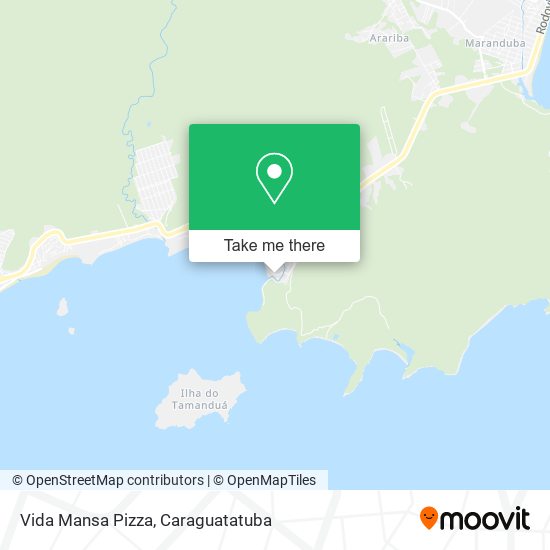 Vida Mansa Pizza map