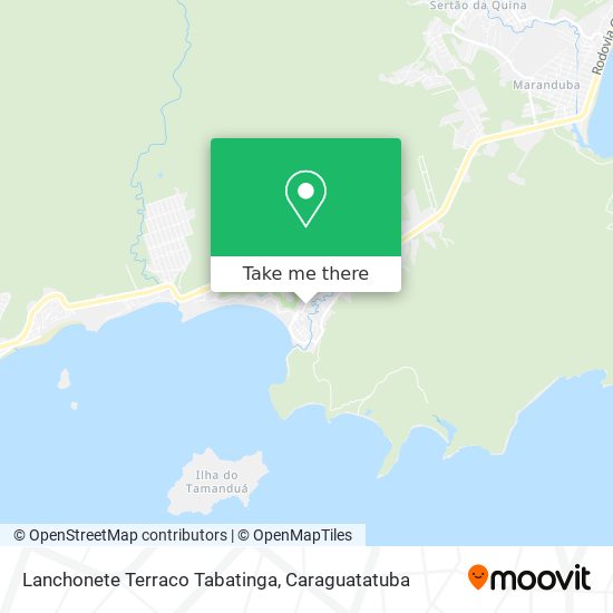 Mapa Lanchonete Terraco Tabatinga