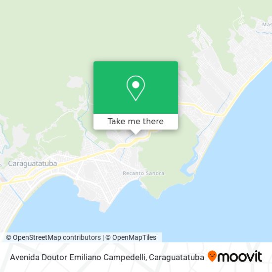 Avenida Doutor Emiliano Campedelli map