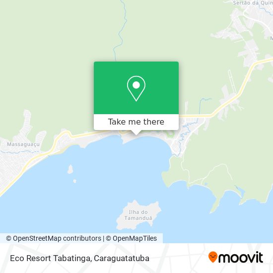 Eco Resort Tabatinga map