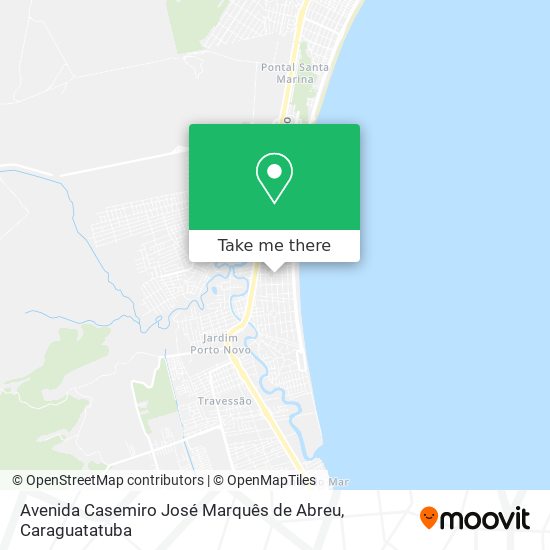 Mapa Avenida Casemiro José Marquês de Abreu