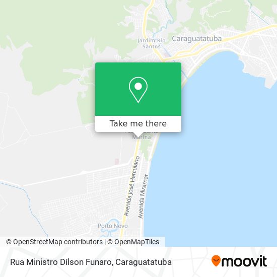 Mapa Rua Ministro Dílson Funaro