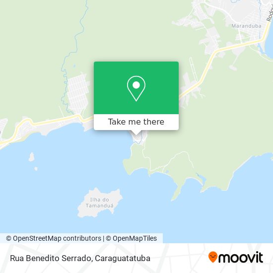 Rua Benedito Serrado map