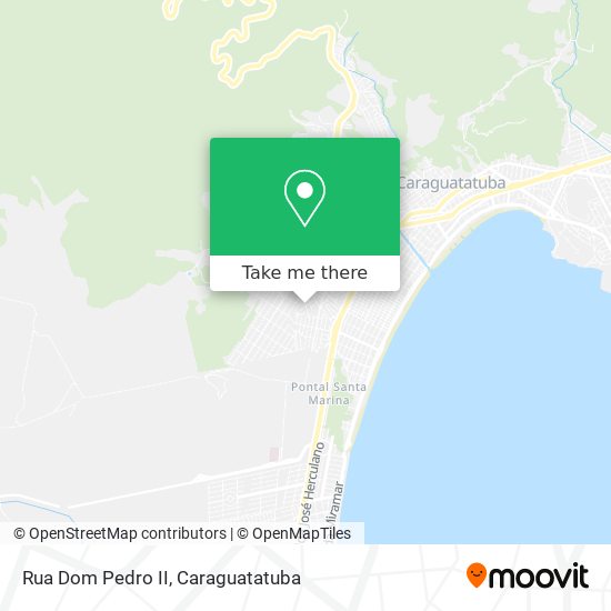 Rua Dom Pedro II map