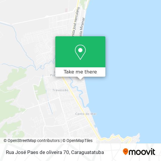 Mapa Rua José Paes de oliveira 70