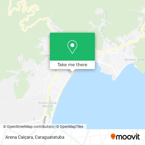 Arena Caiçara map
