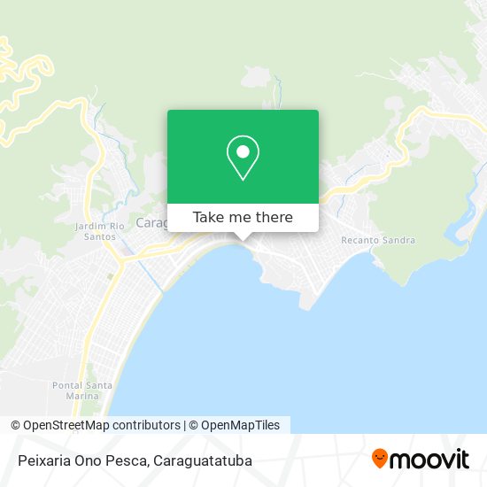 Mapa Peixaria Ono Pesca