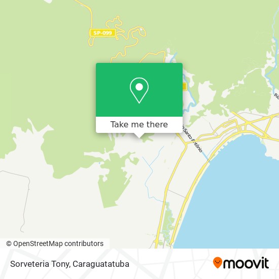 Sorveteria Tony map