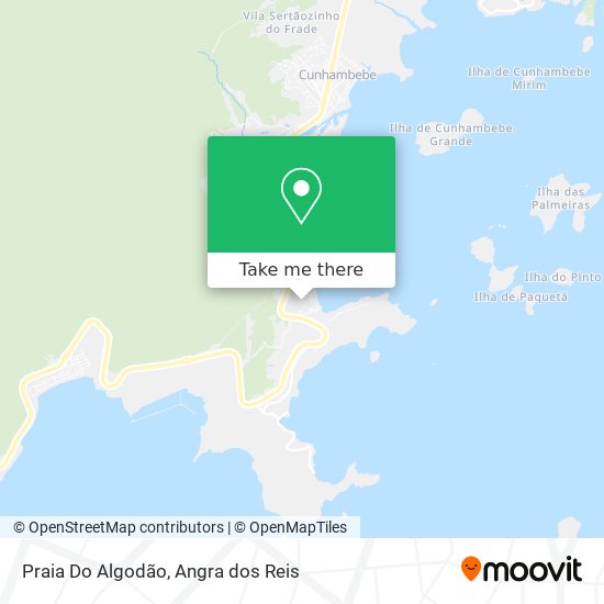 Mapa Praia Do Algodão