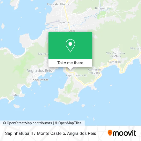 Sapinhatuba II / Monte Castelo map