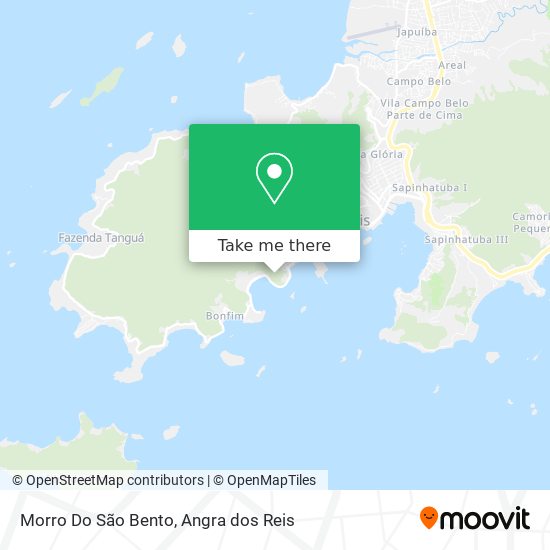 Mapa Morro Do São Bento