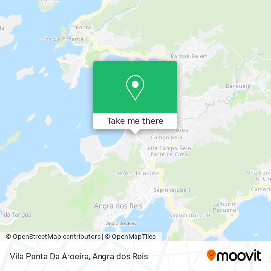 Mapa Vila Ponta Da Aroeira