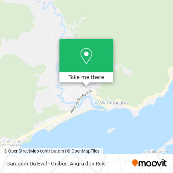 Garagem Da Eval - Ônibus map