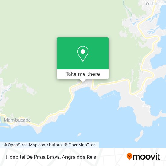 Hospital De Praia Brava map